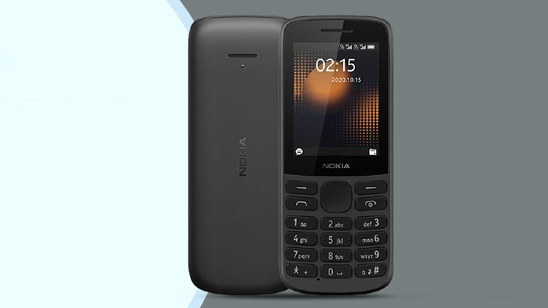 Điện thoại Nokia 215 4G có màn hình 2.4 inch, chơi game thoải mái