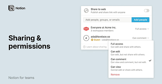 Cách chia sẻ dữ liệu, thư mục bằng Notion giúp làm việc nhóm hiệu quả