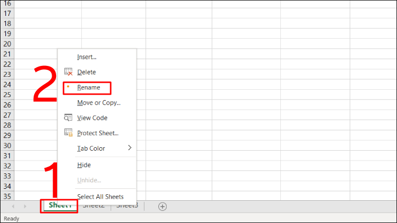 Cách Đổi Tên Nhanh 1 Sheet, Nhiều Sheet Trong Excel Cực Đơn Giản -  Thegioididong.Com