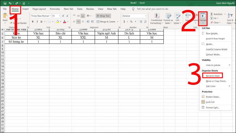 Cách Đổi Tên Nhanh 1 Sheet, Nhiều Sheet Trong Excel Cực Đơn Giản -  Thegioididong.Com