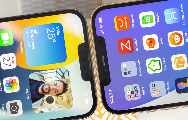 Phần tai thỏ của iPhone 13 đã được thu gọn lại 20% so với thế hệ trước