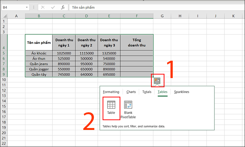 Cách Mặc Định Công Thức Trong Excel