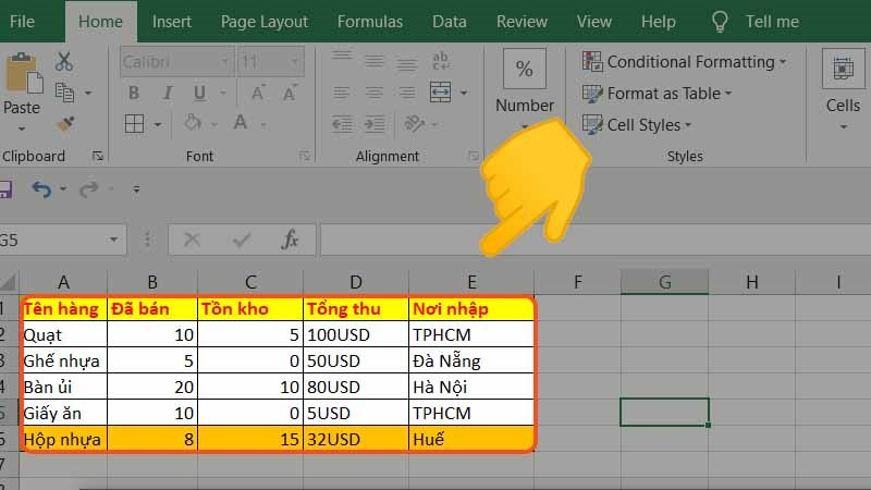 Các Công Thức Tô Màu Theo Điều Kiện Trong Excel Nhanh, Tự Động -  Thegioididong.Com