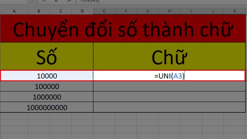 Chọn lựa chọn Univni > Nhấn OK” class=”lazy” src=”http://cdn.tgdd.vn/hoi-dap/1391802/24.jpg”/></p>
<p>Chọn lựa chọn Univni > Nhấn OK</p>
<p><strong>Bước 9:</strong> Sử dụng các hàm sau để đổi số thành chữ:</p>
<ul>
<li>Nếu bạn sử dụng <strong>font chữ Unicode</strong> bạn sẽ dùng hàm: <strong>=UNI(Số_Tiền)</strong></li>
<li>Nếu bạn sử dụng<strong> font chữ VNI</strong> bạn sẽ dùng hàm: <strong>=VNI(Số_Tiền)</strong></li>
</ul>
<p><strong></strong><img alt=