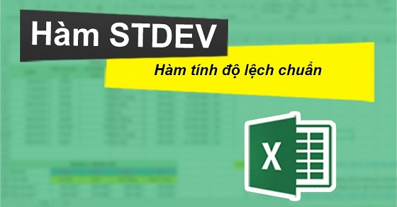 Stdev và phương sai (variance) có khác nhau gì không?
