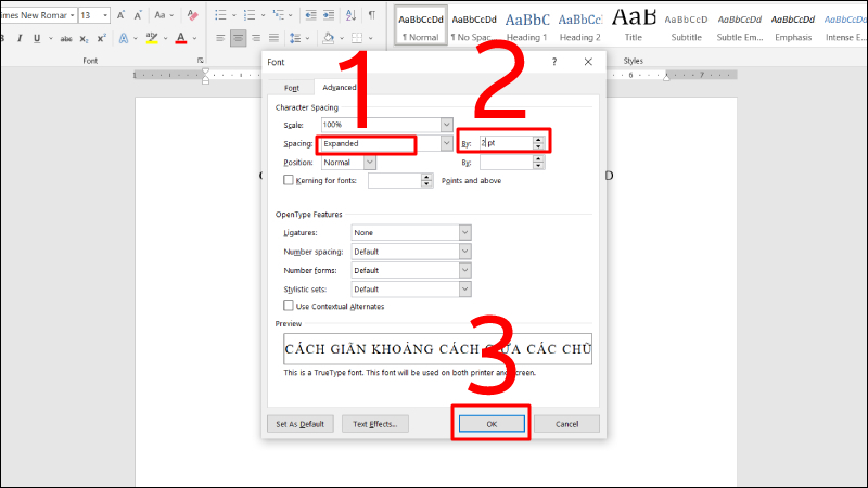 Cách giãn khoảng cách giữa các chữ trong Word cực đơn giản ...