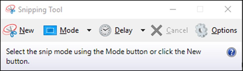 Công cụ Snipping Tool