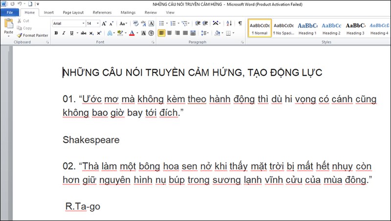 Mở file Word cần chuyển sang ảnh