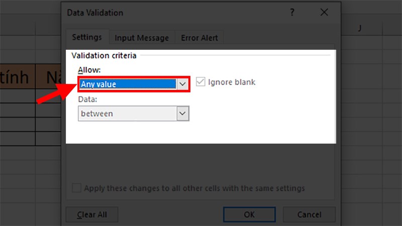 Cách sử dụng Data Validation trong Excel tạo list nhập nhanh dữ liệu -  