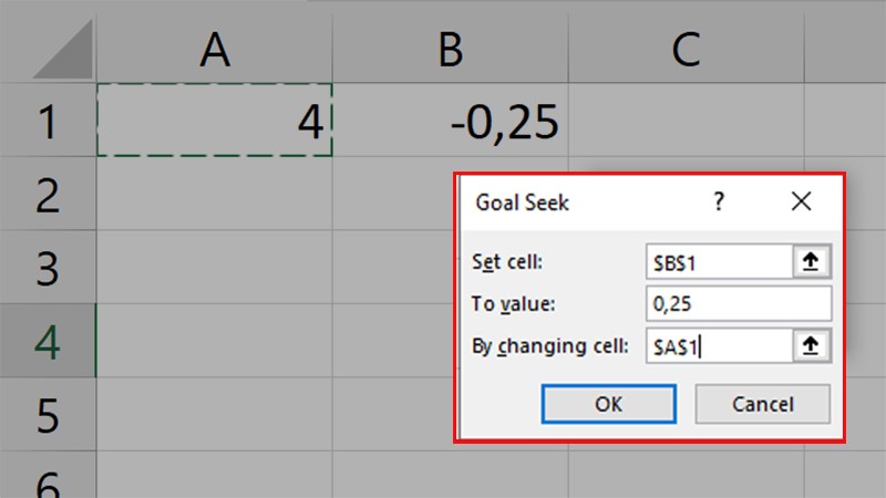 use goal seek excel 2013