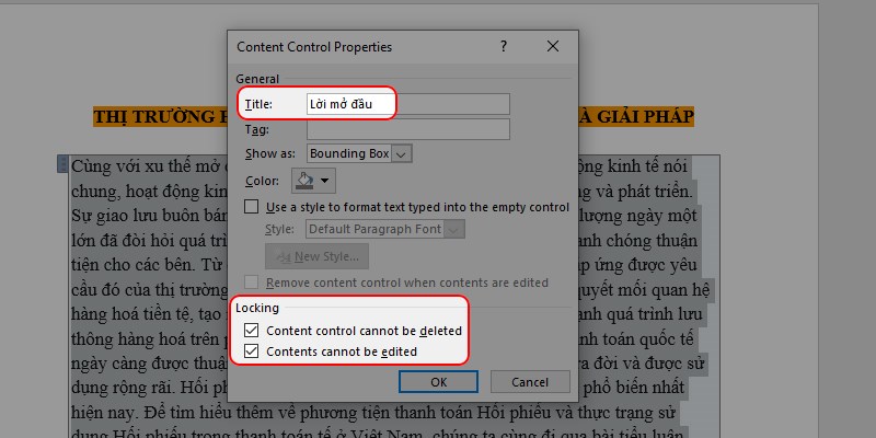 microsoft word content control resets when i save document