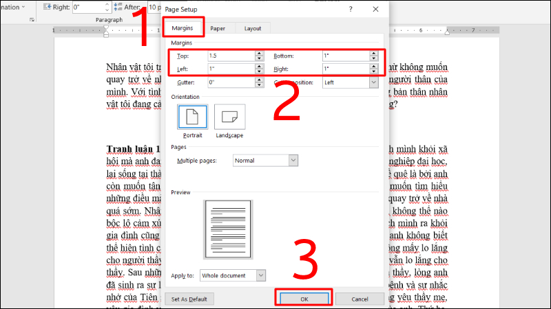 Hướng dẫn cách căn lề trong Word 2013