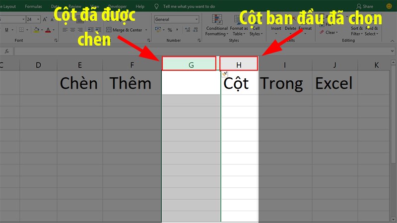 Cách Chèn Thêm Cột Trong Excel Cực Đơn Giản, Dễ Dàng Có Ví Dụ Chi Tiết -  Thegioididong.Com