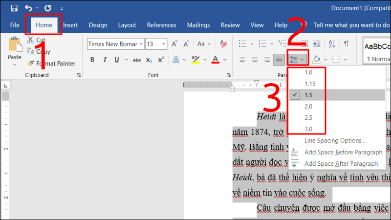 Hướng Dẫn Giãn Cách Dòng Trong Word