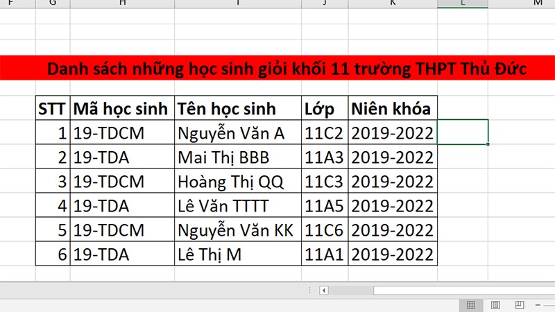 Cách tạo bảng trong Excel cực đơn giản, dễ dàng cho mọi phiên bản ...