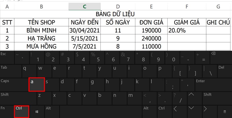 Cách sao chép dữ liệu sang file mới.