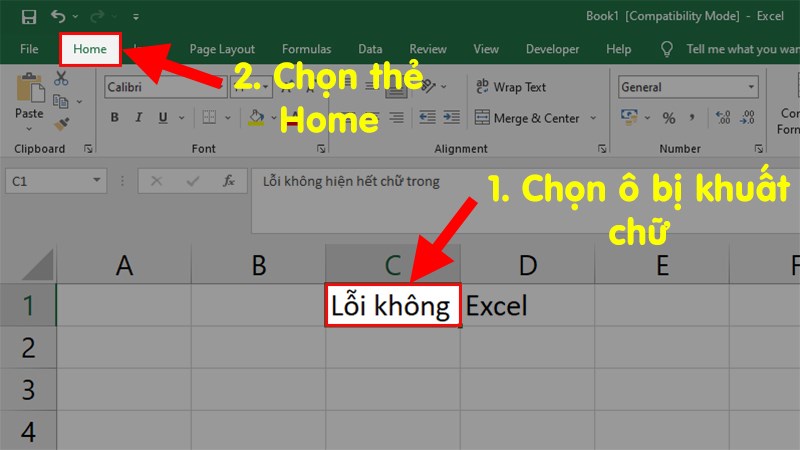 Cách In Excel Không Bị Mất Chữ