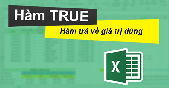Cách sử dụng hàm TRUE trong Excel chi tiết, có ví dụ dễ hiểu