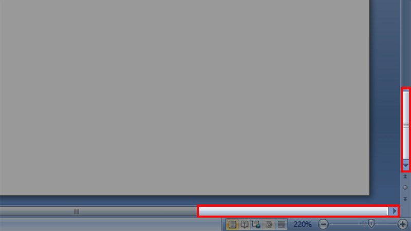 Nhấn OK để hiển thị thanh cuộn trong Word