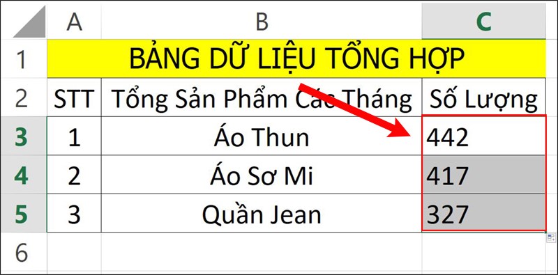 Nhấn Enter để hiển thị kết quả.