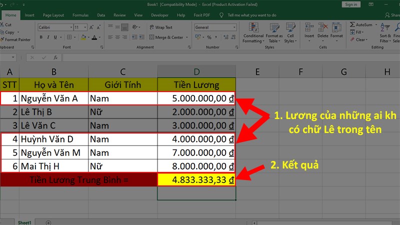 Cách Dùng Hàm Averageif Tính Trung Bình Trong Excel Cực Đơn Giản -  Thegioididong.Com