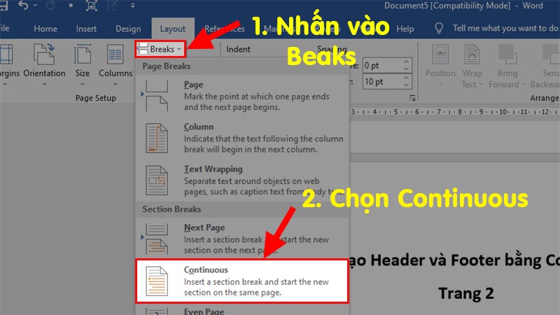 Cách xóa Header và Footer trong 1 trang Word - Hướng dẫn chi tiết và dễ hiểu