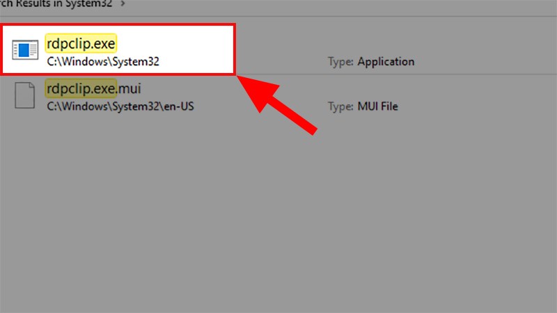 Ở kết quả hiện ra  Bạn khởi động lại rdpclip.exe