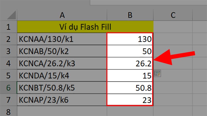 Kết quả sau khi đã khắc phục