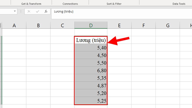 Chọn tab Data > Nhấn vào Filter để bỏ các bộ lọc đã tạo trong bảng tính Excel” class=”lazy” src=”http://cdn.tgdd.vn/hoi-dap/1392257/cach-khac-phuc-loi-bo-loc-khong-filter-duoc-trong-excel19.jpg”/></p>
<p>Chọn tab Data > Nhấn vào Filter để bỏ những bộ lọc đã tạo trong bảng tính Excel</p>
<p><strong>Bước 2:</strong> Chọn phạm vi cột chứa đầy đủ dữ liệu bằng cách kéo con trỏ chuột đến hết dữ liệu của 1 cột bạn muốn tạo bộ lọc.</p>
<p><img alt=