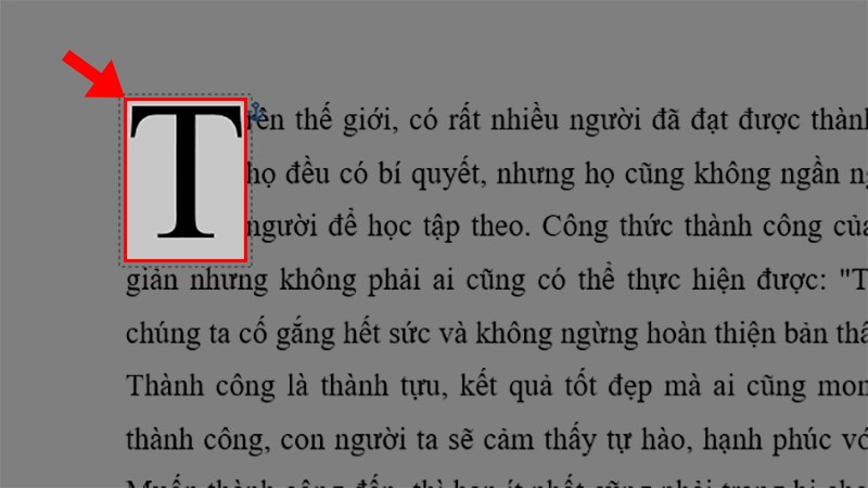 Cách tạo chữ cái to đầu dòng Drop Cap trong Word đơn giản, chi ...