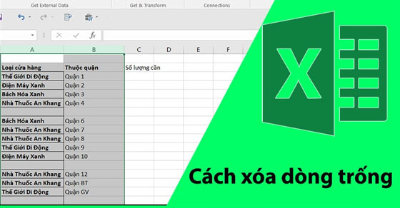 3 cách xóa toàn bộ dòng trống trong Excel nhanh, hiệu quả ...