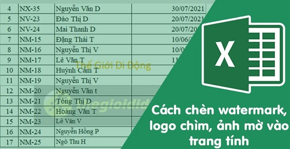 Tạo excel logo đẹp và chuyên nghiệp chỉ với vài thao tác đơn giản