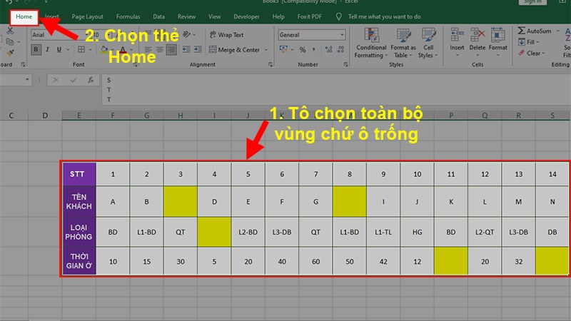 Hướng dẫn cách xóa ô trống trong Excel cực nhanh, đơn giản ...