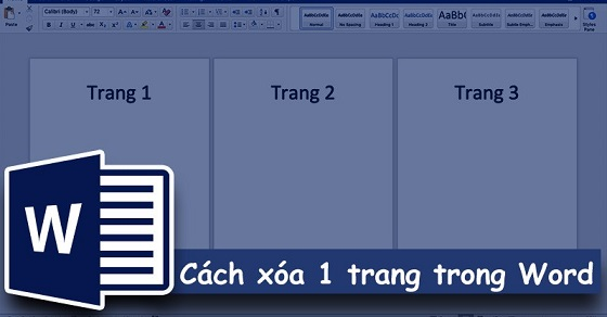 Hướng dẫn cách xóa 1 trang có chữ trong word trong vài bước đơn giản