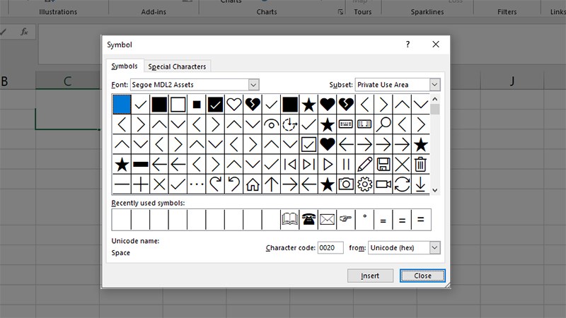 Cách chèn ký tự đặc biệt trong Excel nhanh, đơn giản cho mọi phiên ...