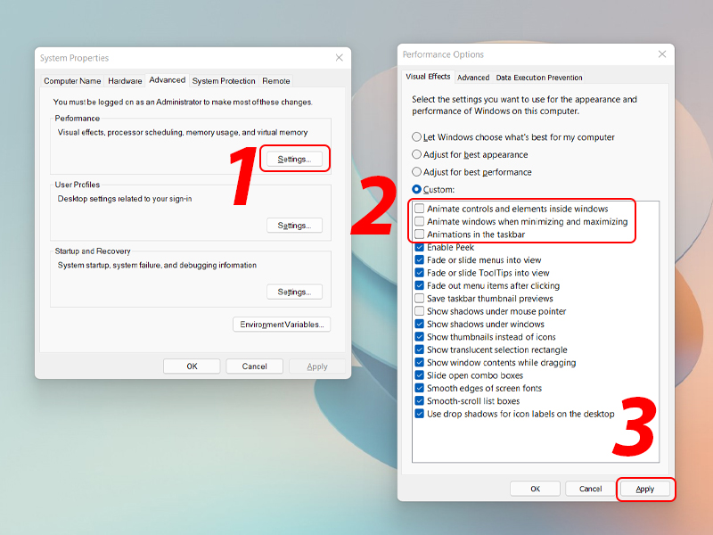 3 cách tắt hiệu ứng chuyển động trên máy tính Windows 11 cực đơn giản -  