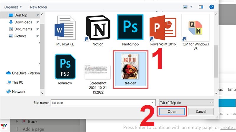 Chọn bìa sách phù hợp