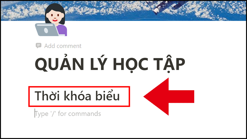 Tạo /heading/ v&agrave; đặt t&ecirc;n Thời kh&oacute;a biểu