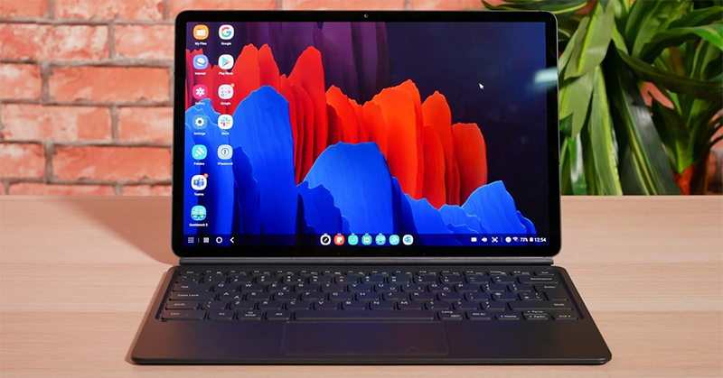 Samsung Galaxy Tab S7 mang dáng vẻ cao cấp