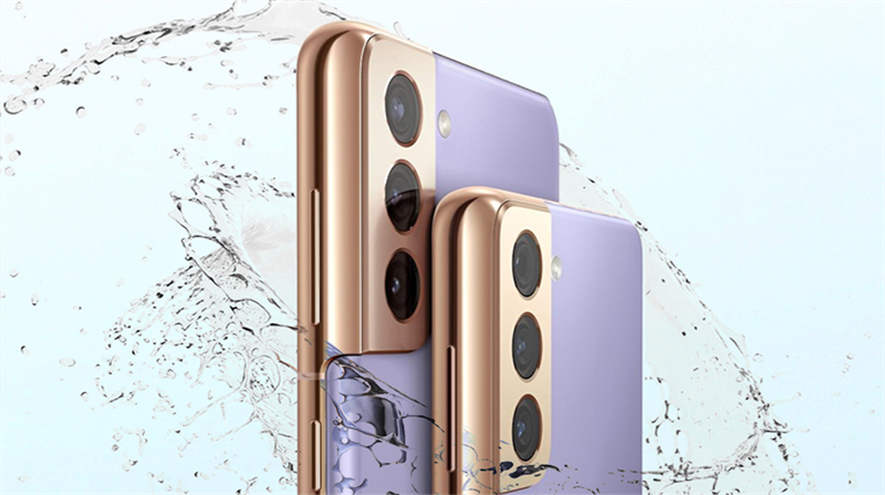 Galaxy S21 là chiếc điện thoại kháng nước, bụi đạt chuẩn IP68, chuẩn cao nhất hiện tại