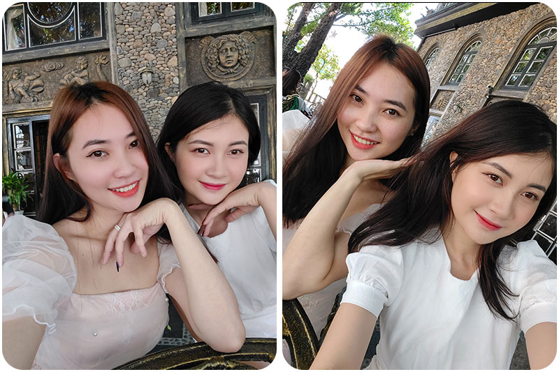 Camera Selfie tự nhiên, chân thực 