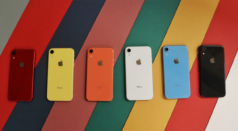 Các màu sắc của dòng điện thoại iPhone XR