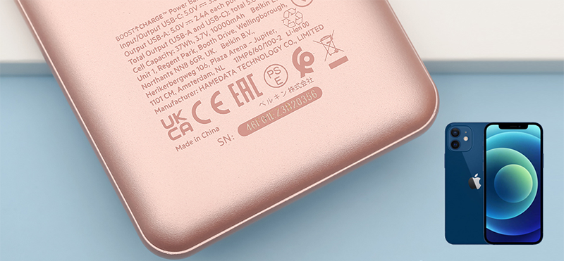 Sạc dự phòng Belkin sử dụng lõi pin Polymer