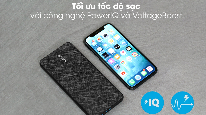 Anker PowerCore Metro Essential sở hữu công nghệ PowerIQ và VoltageBoost