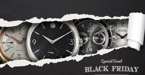 11 thương hiệu đồng hồ Black Friday nên sở hữu nhân ngày hội mua sắm