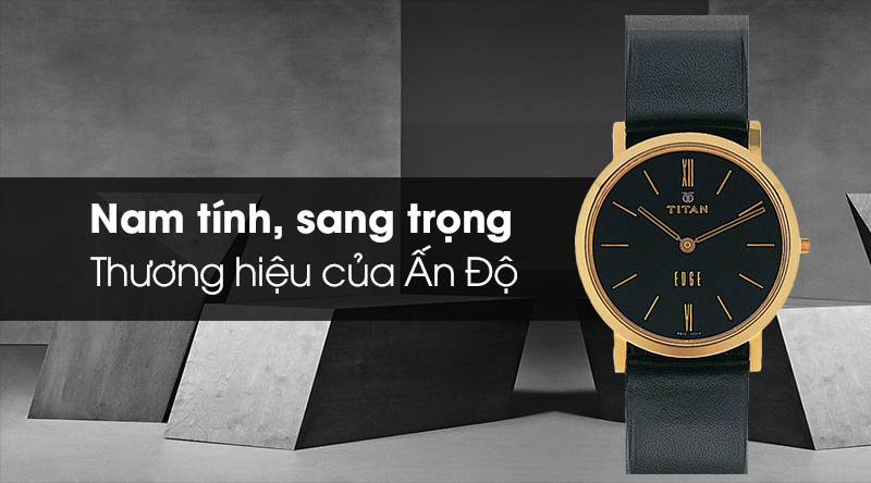 Đồng hồ nam Titan 679YL02 trẻ trung, tinh tế