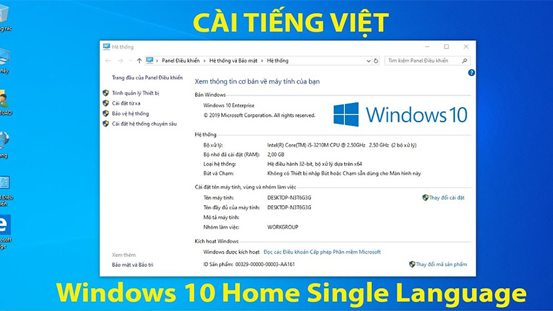  Việc sử dụng Windows 10 single language tùy thuộc vào mục đích người dùng