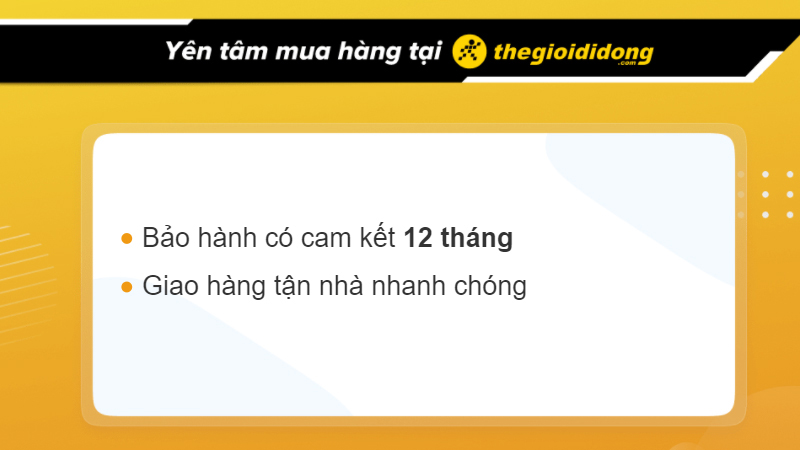 Chính sách bảo hành pin sạc dự phòng tại TGDĐ