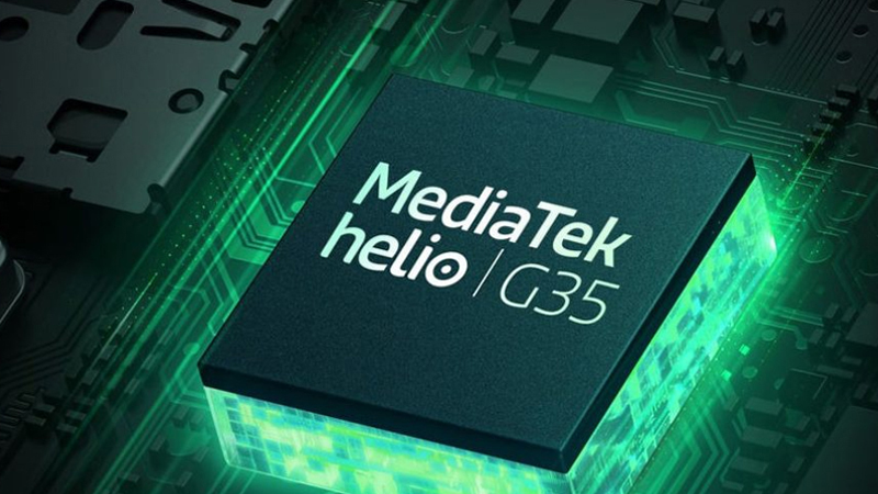 Hiệu năng mạnh mẽ trong phân khúc với vi xử lý MediaTek Helio G35