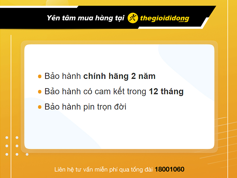 Ch&iacute;nh s&aacute;ch bảo h&agrave;nh đồng hồ thanh l&yacute; tại Thế Giới Di Động